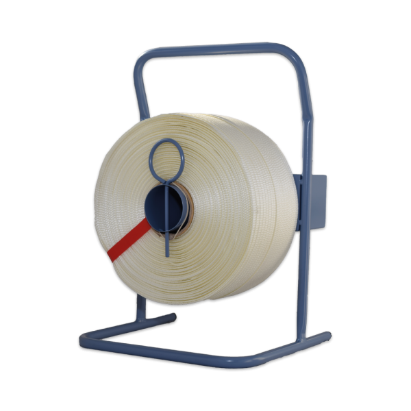 dispenser for polyester strapping, portable